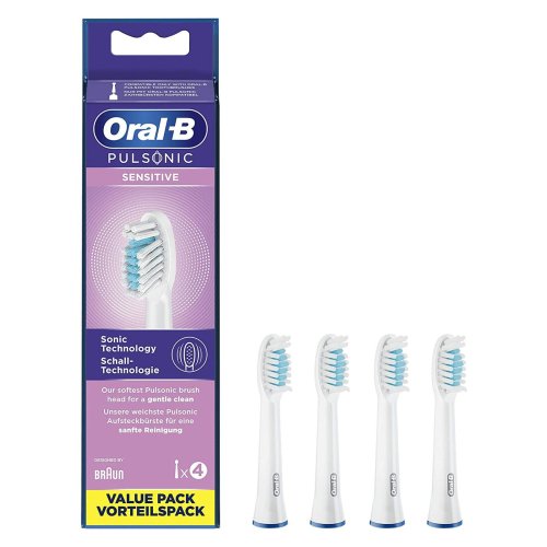 Przejdź do produktu Oral-B końcówki do szczoteczki PULSONIC Sensitive 4 szt