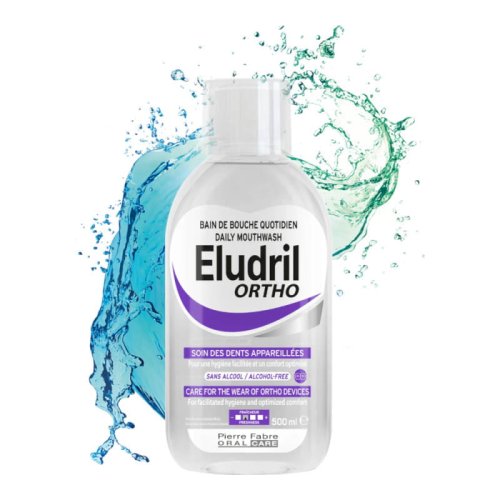 Przejdź do produktu ELUDRIL Ortho 500ml - ortodontyczny płyn do płukania jamy ustnej do codziennego stosowania