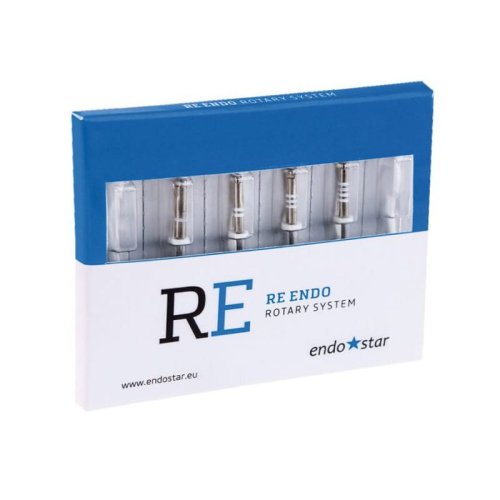 Przejdź do produktu Endostar RE Re Endo Rotary System, 30/12, 30/08, 30/06. 30/04, 4 szt., 25mm