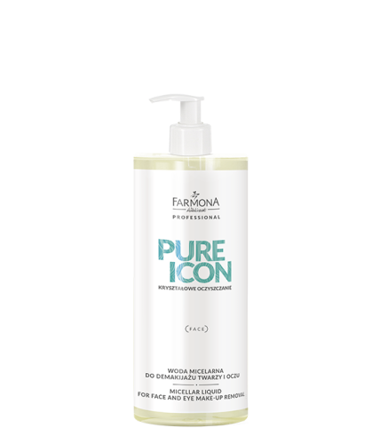 Przejdź do produktu Farmona PURE ICON Woda micelarna do demakijazu twarzy i oczu 500ml