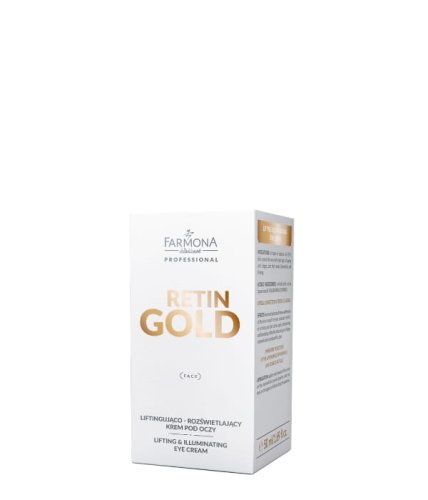 Przejdź do produktu Farmona RETIN GOLD Liftingująco - rozświetlający krem pod oczy 50ml