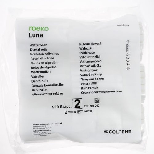 Przejdź do produktu Waleczki dentystyczne ROEKO Luna #2, 500 szt.
