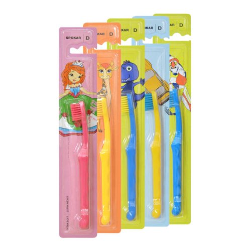 Przejdź do produktu SPOKAR D X-SOFT 0-6 lat 1szt. - szczoteczka dla dzieci z bardzo miękkimi włóknami 