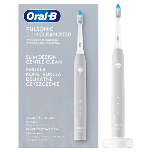 Przejdź do produktu Oral-B szczoteczka elektryczna Pulsonic Slim Clean 2000 Grey