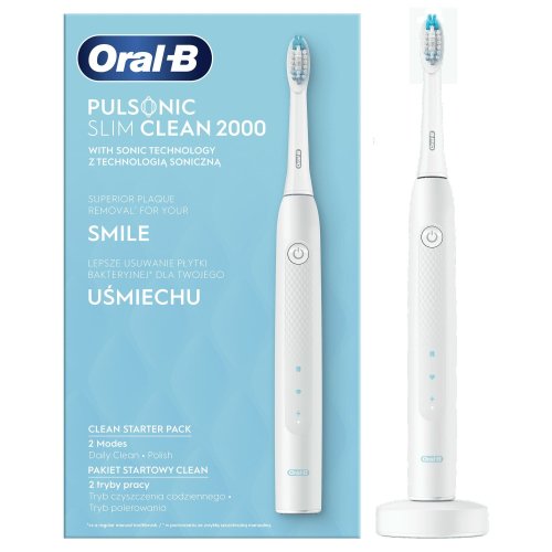 Przejdź do produktu Oral-B szczoteczka elektryczna Pulsonic Slim Clean 2000 White