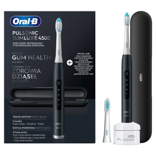 Przejdź do produktu Oral-B szczoteczka elektryczna Pulsonic SlimLuxe 4500 Black