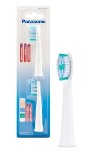 Przejdź do produktu Panasonic końcówki WEW0917 White 2 sztuki - końcówki do szczoteczki Panasonic