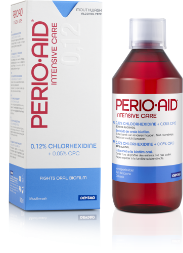 Przejdź do produktu PERIO·AID INTENSIVE CARE 0,12% płyn do płukania jamy ustnej 500 ML