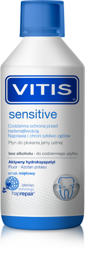 Przejdź do produktu Vitis Sensitive płyn do płukania jamy ustnej 500 ml