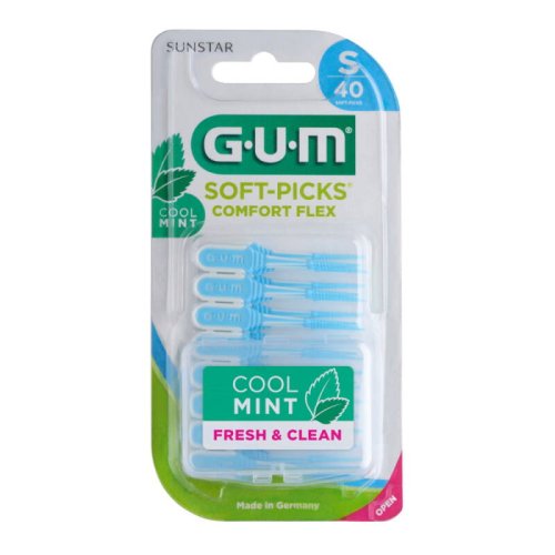 Przejdź do produktu GUM Soft-Picks Comfort Flex MINT 669 SMALL 40szt. - gumowe wykałaczki do zębów o smaku miętowym