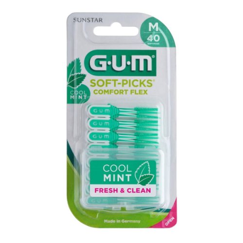 Przejdź do produktu GUM Soft-Picks Comfort Flex MINT 670 MEDIUM 40szt. - gumowe wykałaczki do zębów o smaku miętowym