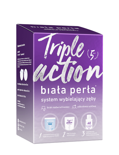 Przejdź do produktu Biała perła Zestaw do wybielania w domu Tiple action