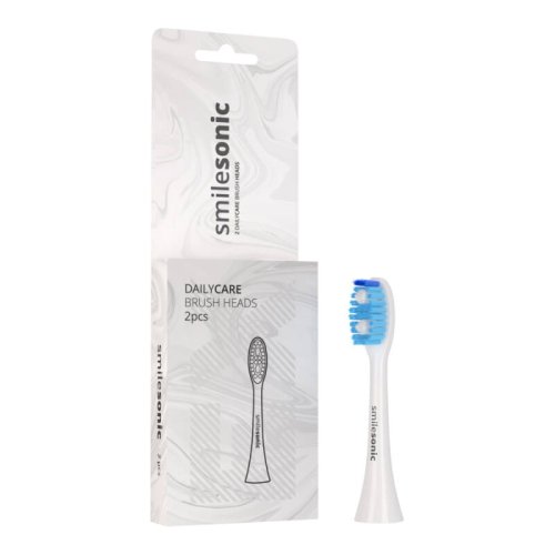 Przejdź do produktu SMILESONIC DailyCare WHITE 2szt. - końcówki do codziennego szczotkowania zębów