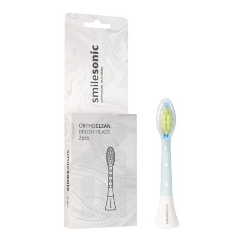 Przejdź do produktu SMILESONIC OrthoClean WHITE 2szt. - końcówki ortodontyczne do szczoteczek SmileSonic EX, GO, UP