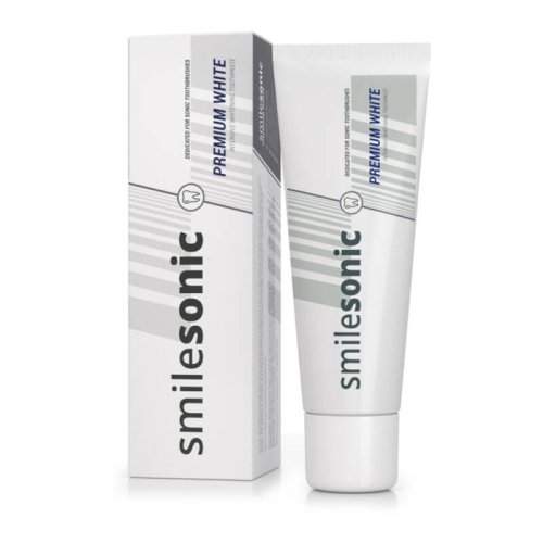 Przejdź do produktu SMILESONIC Premium White 75ml - pasta intensywnie wybielająca dedykowana do szczoteczek sonicznych
