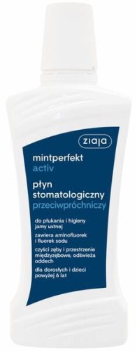 Przejdź do produktu ZIAJA MINTPERFECT ACTIV płyn przeciwpróchniczy 500ml