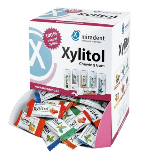 Przejdź do produktu Xylitol Miradent Chewing Gum - Gumy do żucia przeciw próchnicy w różnych smakach 2szt.