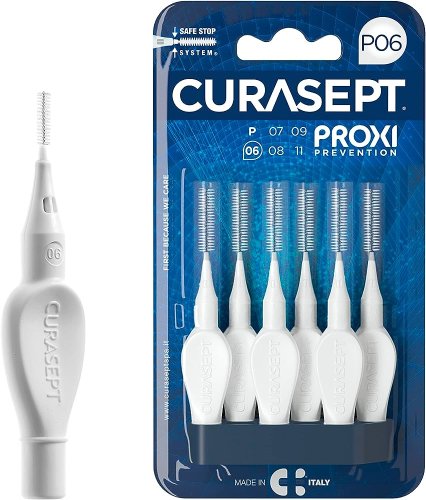 Przejdź do produktu Curasept Proxi P06 Prevention białe, krótkie 0,6mm - 6 szt