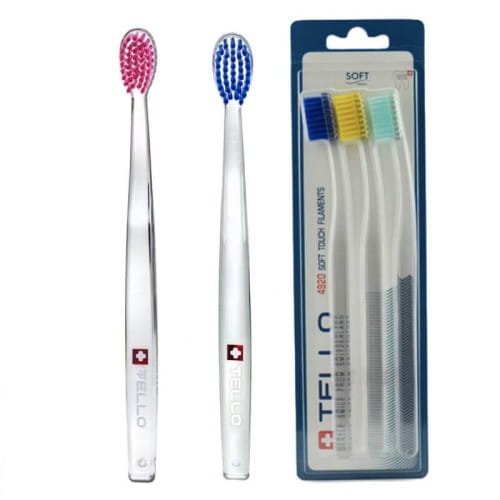 Przejdź do produktu Szczoteczki do zębów TELLO 4920 Soft - Trzypak