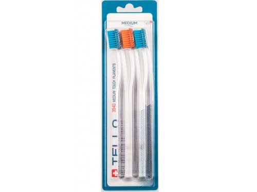 Przejdź do produktu Szczoteczka do zębów TELLO 3940 Medium Trzypak