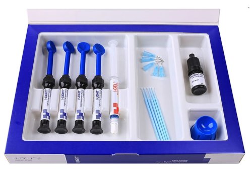 Przejdź do produktu ŚWIATŁOUTWARDZALNY KOMPOZYT NANO-HYBRYDOW i-Light zestaw 8x 4g + bond+ wytrawiacz 