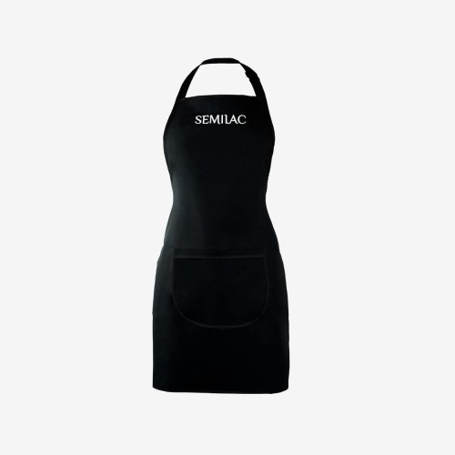 Przejdź do produktu Semilac Fartuszek czarny z białym logo