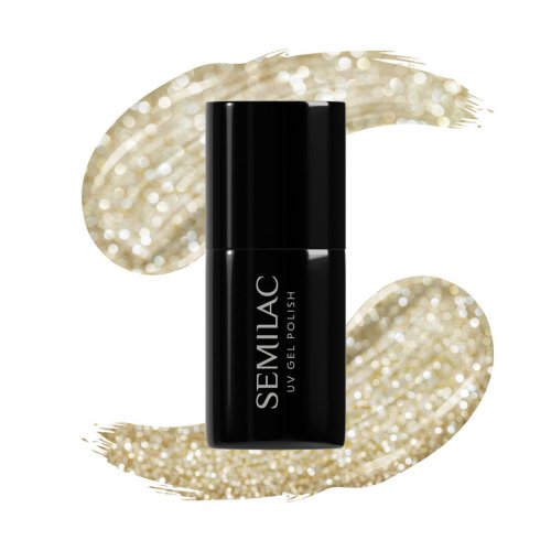 Przejdź do produktu Semilac lakier hybrydowy 260 Platinum Light Gold 7 ml