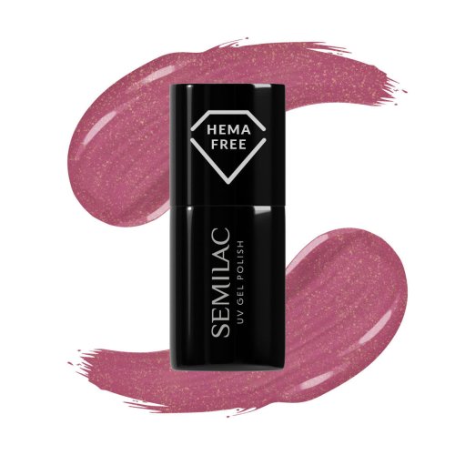 Przejdź do produktu Semilac lakier hybrydowy 377 Shimmer Stone Ruby 7 ml