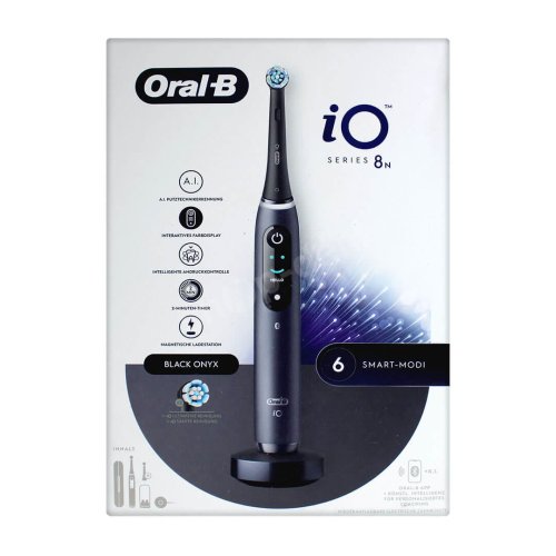 Przejdź do produktu ORAL-B iO 8N Black Onyx szczoteczka elektryczna magnetyczna z etui i 2 końcówki
