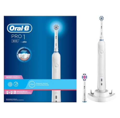 Przejdź do produktu Oral-B szczoteczka elektryczna PRO900 (z końcówką SENSIUltrathin oraz 3D White)