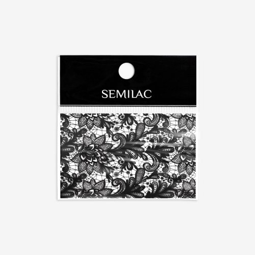 Przejdź do produktu Semilac Folia transferowa 25 Black Lace