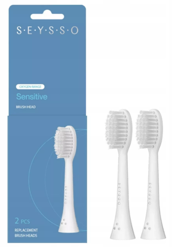 Przejdź do produktu SEYSSO Oxygen Sensitive - Delikatne końcówki do szczoteczek sonicznych 2szt.
