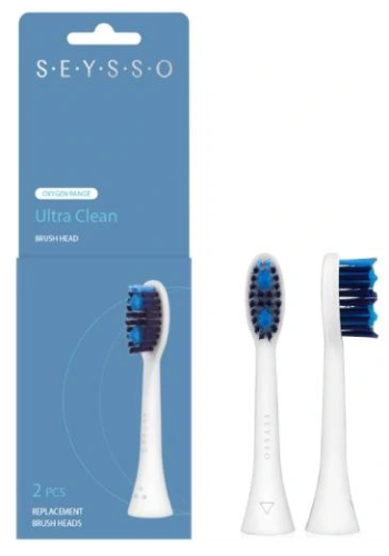 Przejdź do produktu SEYSSO Oxygen Standard Ultra Clean - Końcówki do szczoteczki sonicznej 2szt.