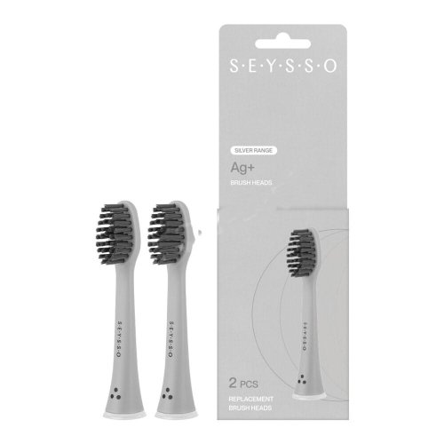 Przejdź do produktu SEYSSO Silver końcówki z jonami srebra do szczoteczki sonicznej SEYSSO 2 sztuki