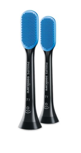 Przejdź do produktu Philips końcówki do szczoteczki Tounge Care + Black (2szt.) - do czyszczenia języka (białe) HX8072/11