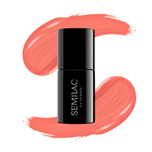 Przejdź do produktu Semilac lakier hybrydowy 518 SemiBeats Neon Orange 7ml