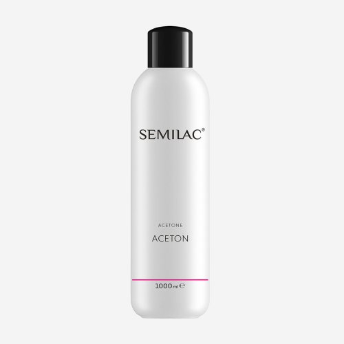Przejdź do produktu Zmywacz do lakieru hybrydowego (aceton) Semilac Acetone 1000ml