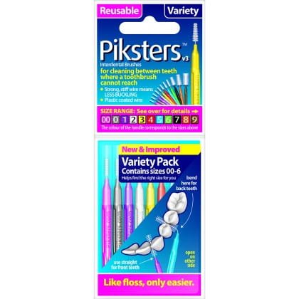 Przejdź do produktu PIKSTERS Regular MIX Size 00-6 8szt. ZESTAW STARTOWY szczoteczek międzyzębowych