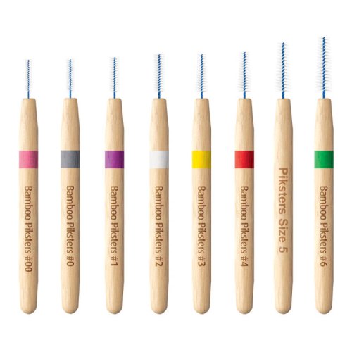 Przejdź do produktu PIKSTERS BAMBOO Original 8szt. - bambusowe szczoteczki międzyzębowe - WYBIERZ ROZMIAR