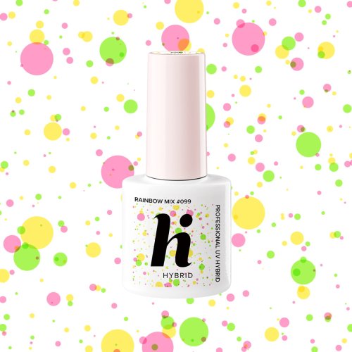 Przejdź do produktu HiHybrid Lakier hybrydowy Pop Rainbow Mix #099 - 5 ml