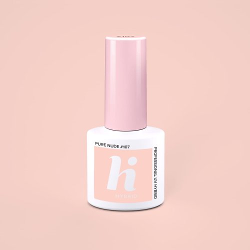 Przejdź do produktu HiHybrid Lakier hybrydowy PURE NUDE #107 - 5 ml