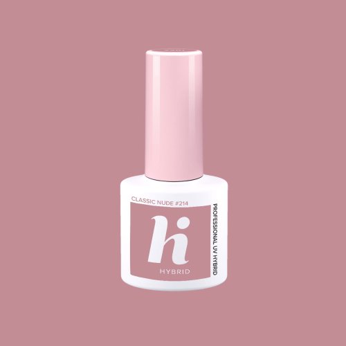 Przejdź do produktu HiHybrid Lakier hybrydowy CLASSIC NUDE #214 - 5 ml
