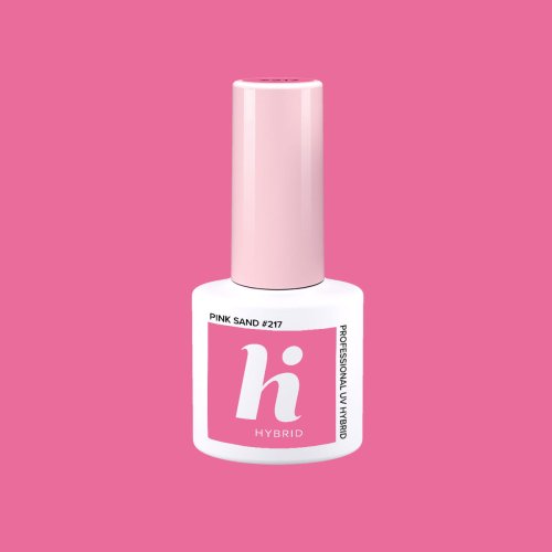 Przejdź do produktu HiHybrid Lakier hybrydowy PINK SAND #217 - 5 ml