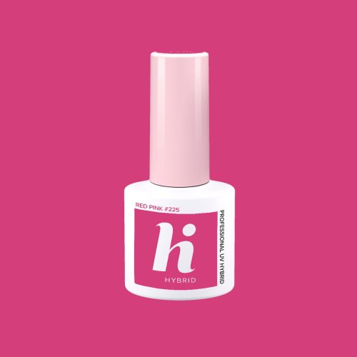 Przejdź do produktu HiHybrid Lakier hybrydowy RED PINK #225 - 5 ml