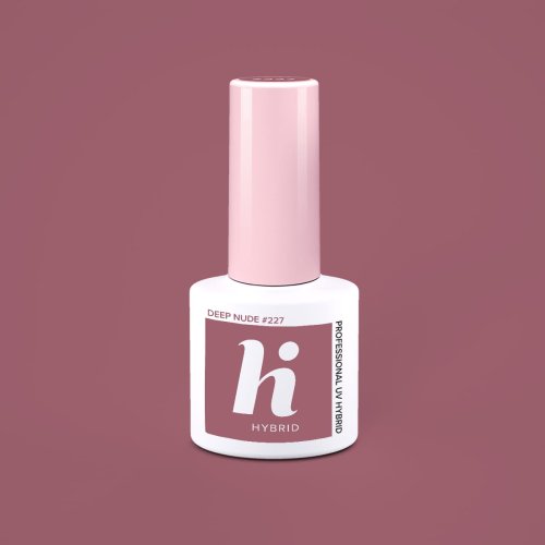 Przejdź do produktu HiHybrid Lakier hybrydowy DEEP NUDE #227 - 5 ml
