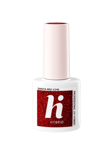 Przejdź do produktu HiHybrid Lakier hybrydowy SANTA RED #246 - 5 ml