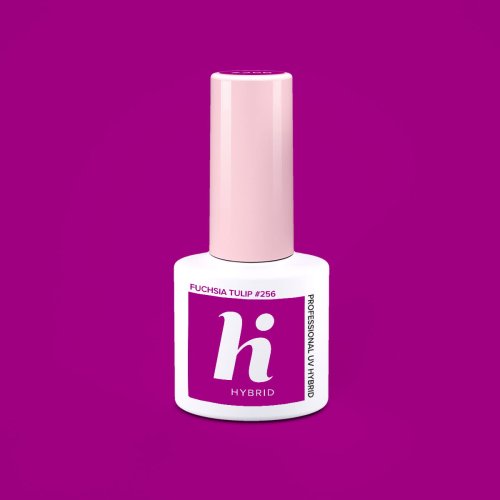 Przejdź do produktu HiHybrid Lakier hybrydowy FUCHSIA TULIP #256 - 5 ml