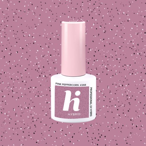Przejdź do produktu HiHybrid Lakier hybrydowy PINK PEPPERCORN #268 - 5 ml