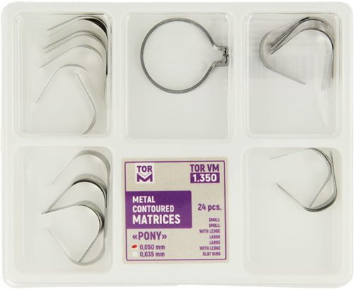 Przejdź do produktu Matryce profilowane Pony z zaciskiem pierścieniowym (op. 24 szt.) (1.350)