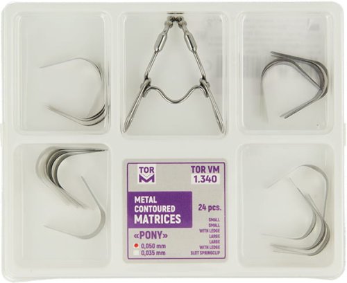 Przejdź do produktu Matryce profilowane Pony z zaciskiem sprężynowym (op. 24 szt.)
